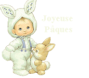 Gif animé Pâques bébé lapin